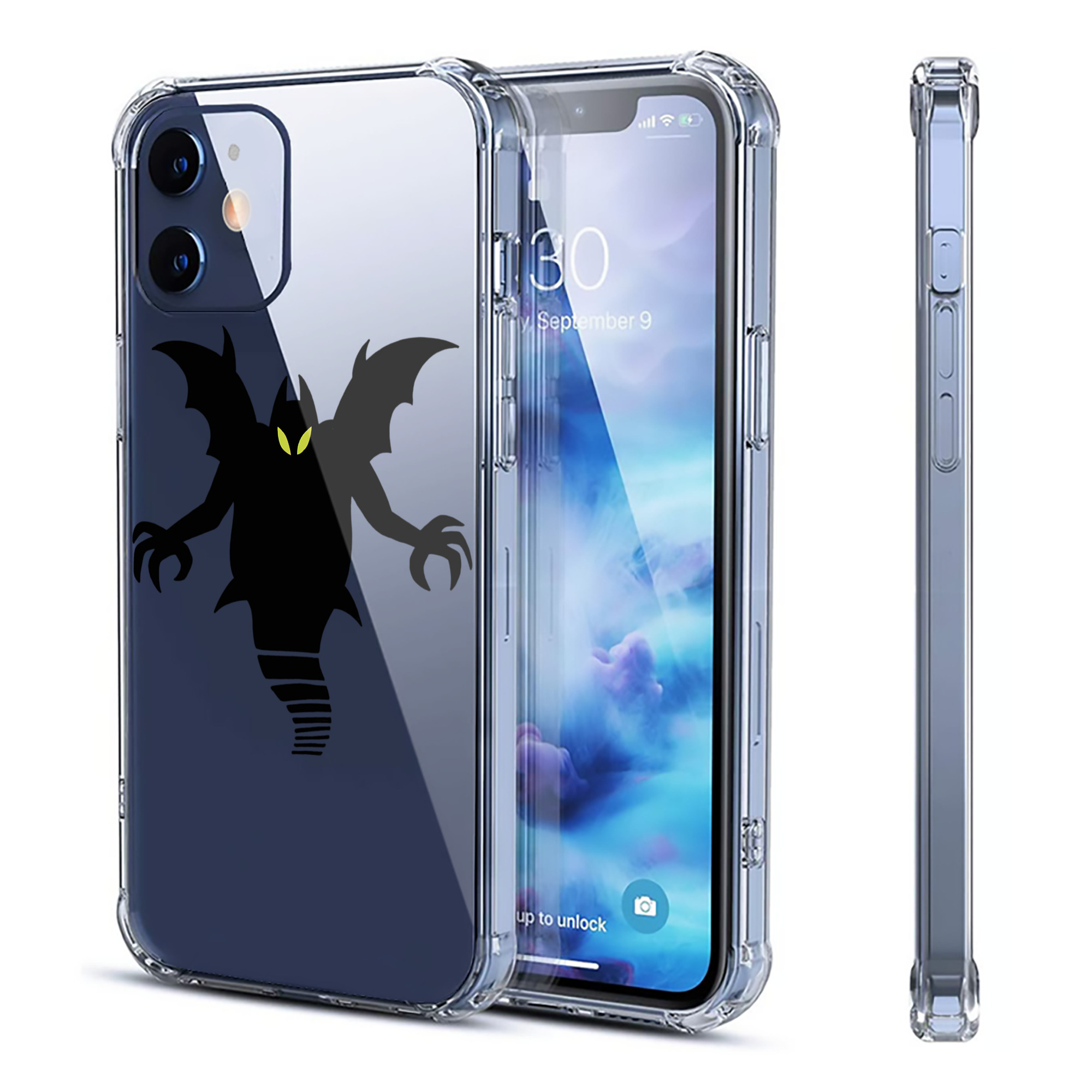 （画像用） ドラゴンクエスト Doragon Kuesuto Dragon Quest 【iPhone 12シリーズ対応】透明スマホケース（クリアソフトケース）